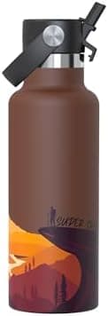 Super Sparrow Thermobecher für Sport und Outdoor - 500ml, 750ml - BPA-Frei, ClimatePartner certified - FlipFlow Trinkfla