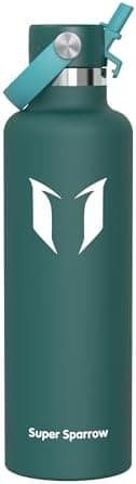 Super Sparrow Thermobecher für Sport und Outdoor - 500ml, 750ml - BPA-Frei, ClimatePartner certified - FlipFlow Trinkfla