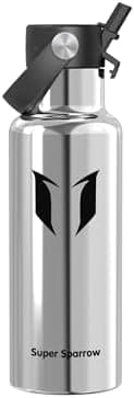 Super Sparrow Thermobecher für Sport und Outdoor - 500ml, 750ml - BPA-Frei, ClimatePartner certified - FlipFlow Trinkfla