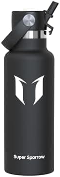 Super Sparrow Thermobecher für Sport und Outdoor - 500ml, 750ml - BPA-Frei, ClimatePartner certified - FlipFlow Trinkfla