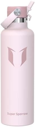 Super Sparrow Thermobecher für Sport und Outdoor - 500ml, 750ml - BPA-Frei, ClimatePartner certified - FlipFlow Trinkfla