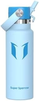 Super Sparrow Thermobecher für Sport und Outdoor - 500ml, 750ml - BPA-Frei, ClimatePartner certified - FlipFlow Trinkfla