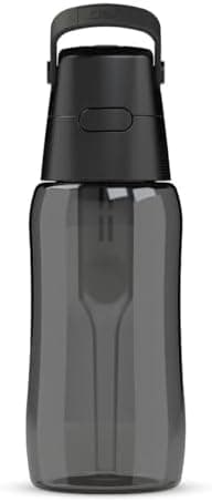 DAFI SOLID Trinkflasche mit Activkohlefilter 0,7 L für Outdoor-Reisen - BPA-Frei, Sportflasche mit gefiltertem Wasser