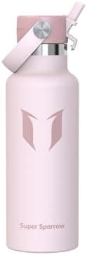 Super Sparrow Thermobecher für Sport und Outdoor - 500ml, 750ml - BPA-Frei, ClimatePartner certified - FlipFlow Trinkfla