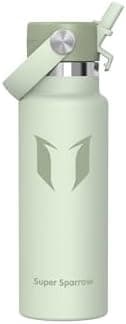 Super Sparrow Thermobecher für Sport und Outdoor - 500ml, 750ml - BPA-Frei, ClimatePartner certified - FlipFlow Trinkfla