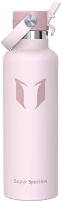 Super Sparrow Thermobecher für Sport und Outdoor - 500ml, 750ml - BPA-Frei, ClimatePartner certified - FlipFlow Trinkfla