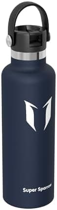 Super Sparrow Thermobecher für Sport und Outdoor - 500ml, 750ml - BPA-Frei, ClimatePartner certified - FlipFlow Trinkfla