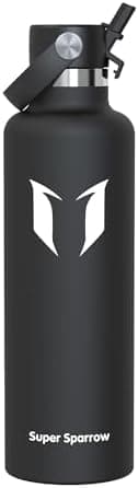 Super Sparrow Thermobecher für Sport und Outdoor - 500ml, 750ml - BPA-Frei, ClimatePartner certified - FlipFlow Trinkfla