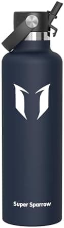 Super Sparrow Thermobecher für Sport und Outdoor - 500ml, 750ml - BPA-Frei, ClimatePartner certified - FlipFlow Trinkfla
