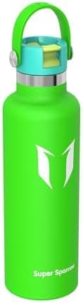 Super Sparrow Thermobecher für Sport und Outdoor - 500ml, 750ml - BPA-Frei, ClimatePartner certified - FlipFlow Trinkfla