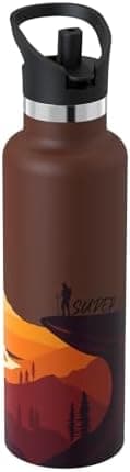 Super Sparrow Thermobecher für Sport und Outdoor - 500ml, 750ml - BPA-Frei, ClimatePartner certified - FlipFlow Trinkfla