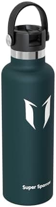 Super Sparrow Thermobecher für Sport und Outdoor - 500ml, 750ml - BPA-Frei, ClimatePartner certified - FlipFlow Trinkfla