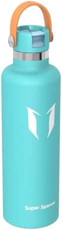 Super Sparrow Thermobecher für Sport und Outdoor - 500ml, 750ml - BPA-Frei, ClimatePartner certified - FlipFlow Trinkfla