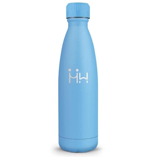 HoneyHolly Kinder Trinkflasche Doppelwandig, 500ML BPA-frei, Thermosflasche für Fitness und Gym