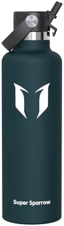 Super Sparrow Thermobecher für Sport und Outdoor - 500ml, 750ml - BPA-Frei, ClimatePartner certified - FlipFlow Trinkfla