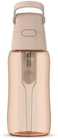 DAFI SOLID Trinkflasche mit Activkohlefilter 0,7 L für Outdoor-Reisen - BPA-Frei, Sportflasche mit gefiltertem Wasser