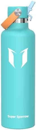 Super Sparrow Thermobecher für Sport und Outdoor - 500ml, 750ml - BPA-Frei, ClimatePartner certified - FlipFlow Trinkfla