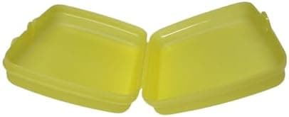 Tupperware Quadratische Sandwich-Box Aufbewahrungsbox Brotdose mit Scharnier und Verriegelung (türkis Koala Bär)