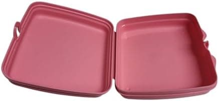 Tupperware Quadratische Sandwich-Box Aufbewahrungsbox Brotdose mit Scharnier und Verriegelung (türkis Koala Bär)