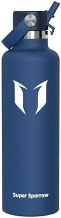 Super Sparrow Thermobecher für Sport und Outdoor - 500ml, 750ml - BPA-Frei, ClimatePartner certified - FlipFlow Trinkfla