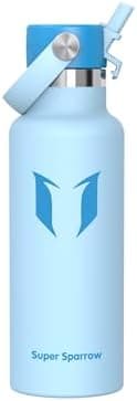 Super Sparrow Thermobecher für Sport und Outdoor - 500ml, 750ml - BPA-Frei, ClimatePartner certified - FlipFlow Trinkfla