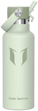 Super Sparrow Thermobecher für Sport und Outdoor - 500ml, 750ml - BPA-Frei, ClimatePartner certified - FlipFlow Trinkfla