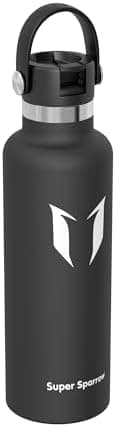 Super Sparrow Thermobecher für Sport und Outdoor - 500ml, 750ml - BPA-Frei, ClimatePartner certified - FlipFlow Trinkfla