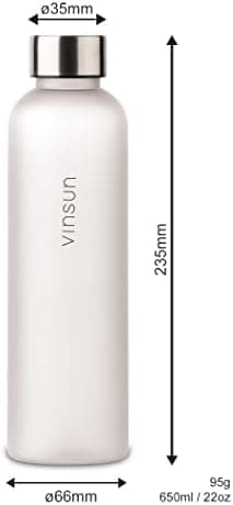 VINSUN Trinkflasche 1000ml - auslaufsicher, BPA frei, Tritan - Leichte Wasserflasche für Sport und Outdoor activities -