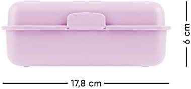 ### Baagl Brotdose Kinder für Schule – Lunchbox für Mädchen & Jungen – Jausenbox, Brotzeitbox, Brotbox, Snackbox (Delphi