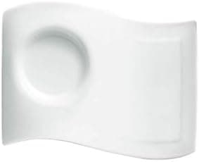Villeroy & Boch Newwave Caffè Geschirr - Weiß, Premium Porzellan, Spülmaschinenfest, Mikrowellensicher, 300 ML Heißgeträ