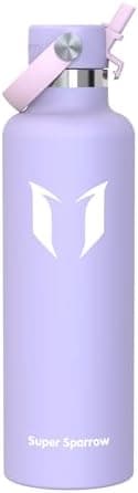 Super Sparrow Thermobecher für Sport und Outdoor - 500ml, 750ml - BPA-Frei, ClimatePartner certified - FlipFlow Trinkfla