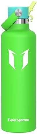 Super Sparrow Thermobecher für Sport und Outdoor - 500ml, 750ml - BPA-Frei, ClimatePartner certified - FlipFlow Trinkfla