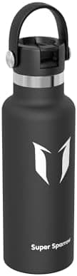 Super Sparrow Thermobecher für Sport und Outdoor - 500ml, 750ml - BPA-Frei, ClimatePartner certified - FlipFlow Trinkfla