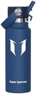 Super Sparrow Thermobecher für Sport und Outdoor - 500ml, 750ml - BPA-Frei, ClimatePartner certified - FlipFlow Trinkfla