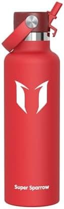 Super Sparrow Thermobecher für Sport und Outdoor - 500ml, 750ml - BPA-Frei, ClimatePartner certified - FlipFlow Trinkfla