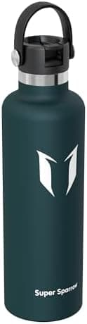 Super Sparrow Thermobecher für Sport und Outdoor - 500ml, 750ml - BPA-Frei, ClimatePartner certified - FlipFlow Trinkfla