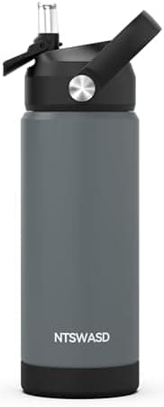 Edelstahl Trinkflasche Meeresjungfrau 550ml BPA Frei Auslaufsicher Thermosflaschefür Kinder und Erwachsene - Sport, Schu