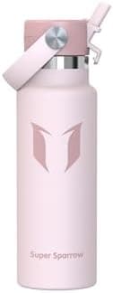 Super Sparrow Thermobecher für Sport und Outdoor - 500ml, 750ml - BPA-Frei, ClimatePartner certified - FlipFlow Trinkfla