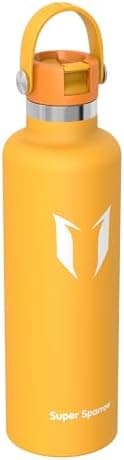 Super Sparrow Thermobecher für Sport und Outdoor - 500ml, 750ml - BPA-Frei, ClimatePartner certified - FlipFlow Trinkfla