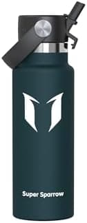 Super Sparrow Thermobecher für Sport und Outdoor - 500ml, 750ml - BPA-Frei, ClimatePartner certified - FlipFlow Trinkfla