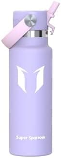 Super Sparrow Thermobecher für Sport und Outdoor - 500ml, 750ml - BPA-Frei, ClimatePartner certified - FlipFlow Trinkfla