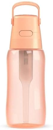 DAFI SOLID Trinkflasche mit Activkohlefilter 0,7 L für Outdoor-Reisen - BPA-Frei, Sportflasche mit gefiltertem Wasser