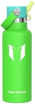 Super Sparrow Thermobecher für Sport und Outdoor - 500ml, 750ml - BPA-Frei, ClimatePartner certified - FlipFlow Trinkfla
