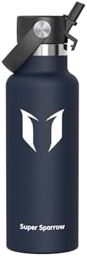 Super Sparrow Thermobecher für Sport und Outdoor - 500ml, 750ml - BPA-Frei, ClimatePartner certified - FlipFlow Trinkfla