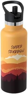 Super Sparrow Thermobecher für Sport und Outdoor - 500ml, 750ml - BPA-Frei, ClimatePartner certified - FlipFlow Trinkfla