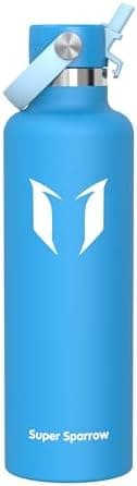 Super Sparrow Thermobecher für Sport und Outdoor - 500ml, 750ml - BPA-Frei, ClimatePartner certified - FlipFlow Trinkfla
