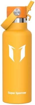 Super Sparrow Thermobecher für Sport und Outdoor - 500ml, 750ml - BPA-Frei, ClimatePartner certified - FlipFlow Trinkfla