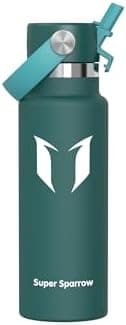 Super Sparrow Thermobecher für Sport und Outdoor - 500ml, 750ml - BPA-Frei, ClimatePartner certified - FlipFlow Trinkfla