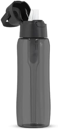 DAFI SOLID Trinkflasche mit Activkohlefilter 0,7 L für Outdoor-Reisen - BPA-Frei, Sportflasche mit gefiltertem Wasser