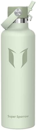 Super Sparrow Thermobecher für Sport und Outdoor - 500ml, 750ml - BPA-Frei, ClimatePartner certified - FlipFlow Trinkfla